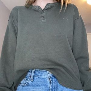 green PacSun shirt